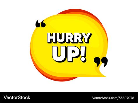 Hurry up sale special offer sign Royalty Free Vector Image