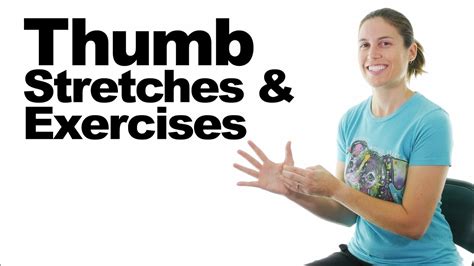 7 Thumb Joint (CMC) Stretches & Exercises - YouTube