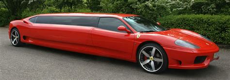 red ferrari limo hire | Limo, Limousine, Ferrari