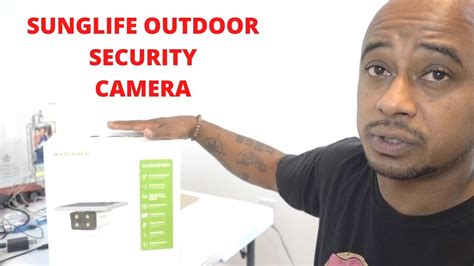 Reviewing SUNGLIFE Outdoor Solar Battery Powered Security Camera - YouTube