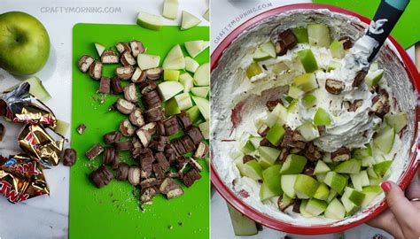 Twix Caramel Apple Salad - Crafty Morning