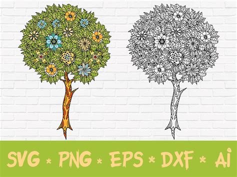 Tree Flowers SVG Family Tree Svg Tree Monogram Family Tree - Etsy | Family tree etsy, Tree svg ...