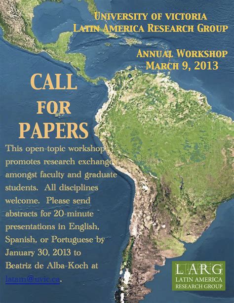 Conference: UVic’s Latin America Research Group | Latin American Studies at UBC