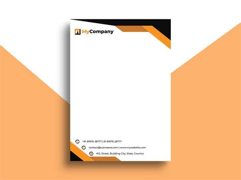 Customizable & Printable Letterhead Design – DLHP7 - Outweave.com