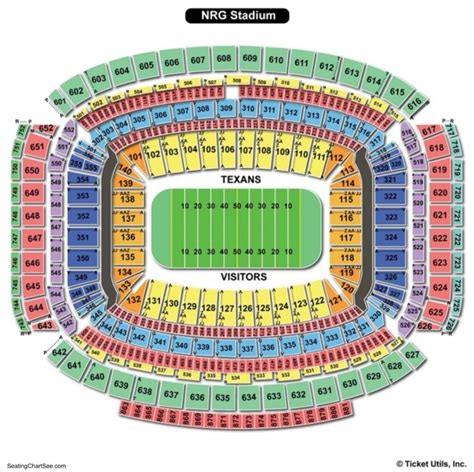 nrg stadium seating chart | Nrg stadium, Reliant stadium, Seating charts