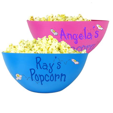 Personalized Popcorn Bowl