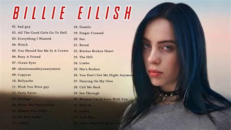 Billie Eilish Greatest Hits Full Album 2020 - Best Songs Of Billie ...