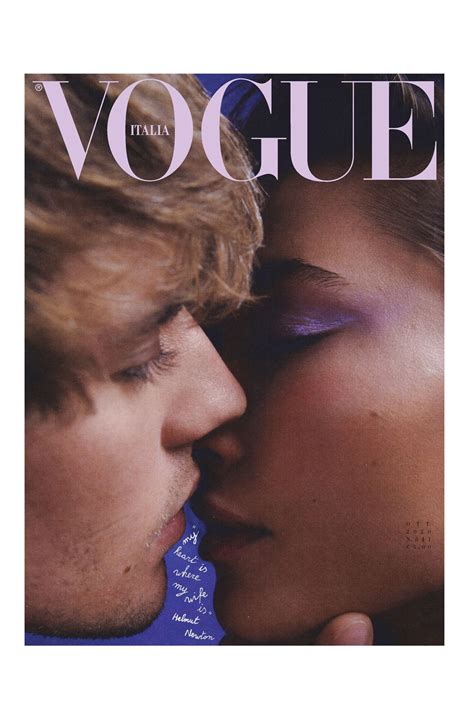 Hailey and Justin Bieber are the cover stars of Vogue Italia’s October issue | Vogue Italia