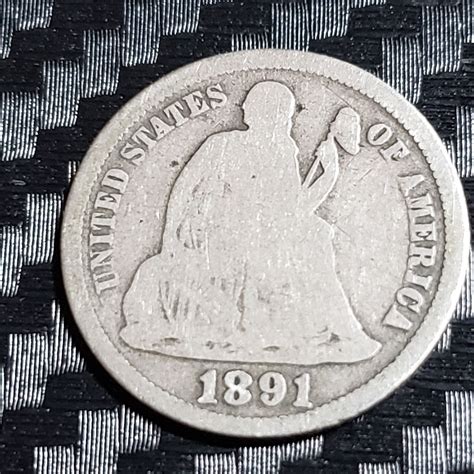 1891-O Seated Liberty Dime - For Sale, Buy Now Online - Item #500615