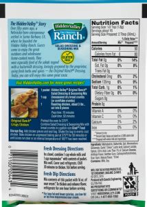 Hidden Valley Ranch Packet - Easy Recipe with Instructions