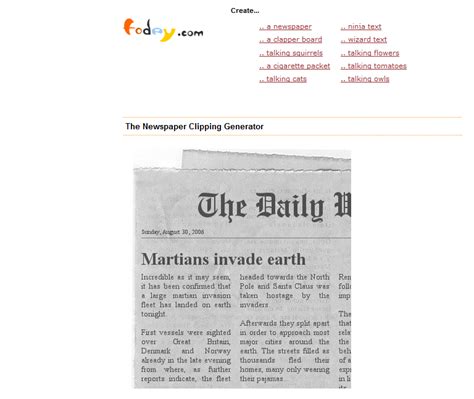 Tech Coach: The Newspaper Clipping Image Generator