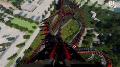 Computer rendering: Take a ride on Wildcat's Revenge at Hersheypark [Video]