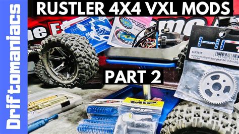 Traxxas Rustler 4x4 VXL Upgrades & Mods Part 2 - YouTube