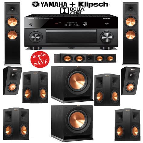 Buy Klipsch Reference Premiere RP-280F 7.2.2 Dolby Atmos Home Theater ...