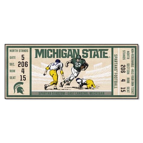 Michigan State Spartans Ticket Runner