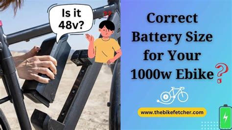 What Size Battery for 1000W Ebike: Which is Best 48V or 52V?