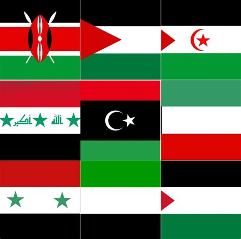 10+ Countries with Red, White, Black, and Green Flag - Blendspace