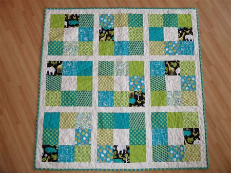 Baby boy quilt | Custom made baby quilt, pattern and fabric … | Flickr