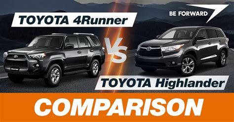 2024 Toyota Highlander Vs Toyota 4runner Specs - Kiri Serene