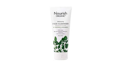 Nourish Organic Moisturizing Face Cleanser Watercress & Cucumber | 20 Best Natural Face Washes ...