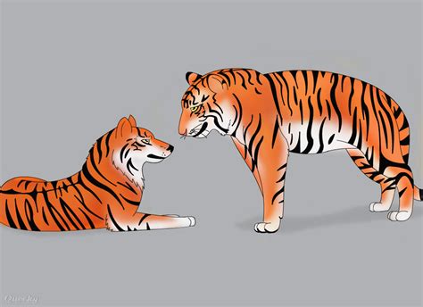 Tiger Stripes ← an animals Speedpaint drawing by Blackblaze - Queeky ...