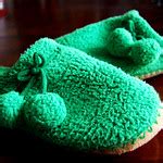 Green Fuzzy Slippers | Flickr - Photo Sharing!