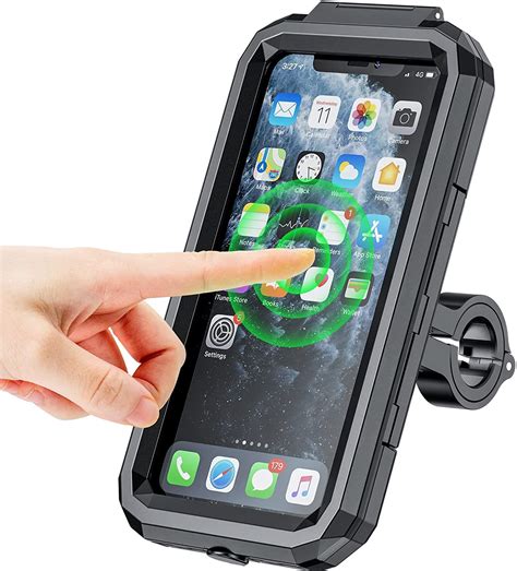 Kewig Bike Phone Mount Waterproof, Motorcycle Phone Mount with Aluminum ...