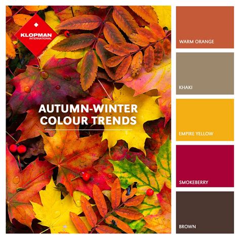 Autumn-winter 2019 colour trends | Klopman