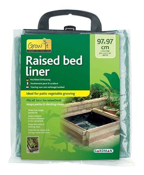 Gardman Grow It Raised Bed Liner 9102 Green: Amazon.co.uk: Garden ...