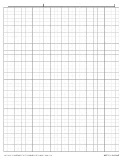 Printable Graph Paper Templates for Word