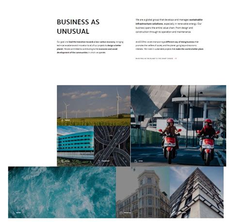 Inspiration from ACCIONA: a Design-focused Construction Website | Nilead Marketing