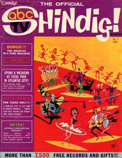 Mr. Souza's Happy Place — thegroovyarchives: ABC-TV Shindig! Magazine,...