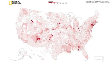 Coronavirus: National Geographic maps show where COVID-19 cases are ...