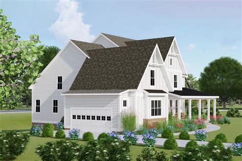 Exclusive Modern Farmhouse Plan with Optional Finished Basement ...