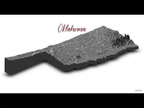 Oklahoma Elevation Map