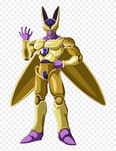 Perfect Cell Golden Form - Cell Do Dragon Ball, HD Png Download - 695x1010(#6789860) - PngFind