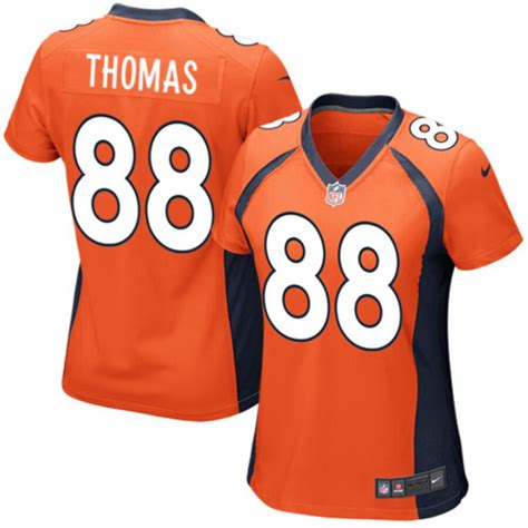 Nike Demaryius Thomas Denver Broncos Women's Orange Game Jersey