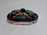 Talavera Pottery Butter Dish Hand Painted TBDMD020 – Camino Real Imports