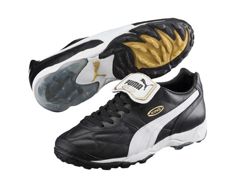 Puma King Allround TF - Black/White Gold