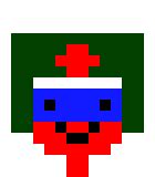 Russia countryhuman | Pixel Art Maker