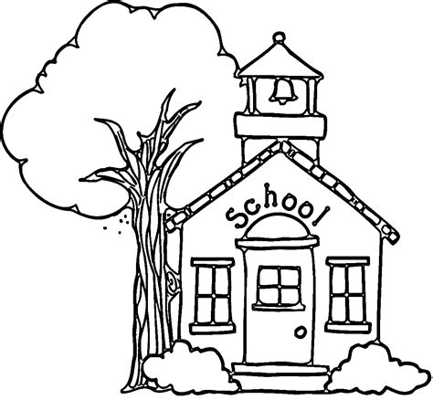 Kids Going To School Coloring Page - Free Printable Coloring Pages for Kids