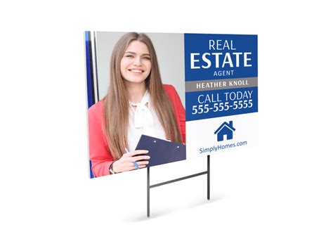 Real Estate Agent Yard Sign Template | MyCreativeShop