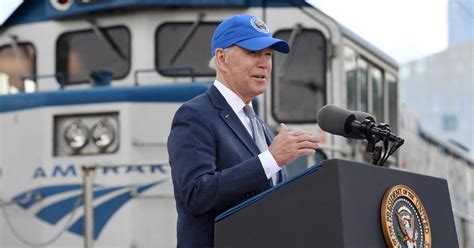 President Joe Biden Visits 30th Street Station In Philadelphia On Amtrak's 50th Anniversary ...