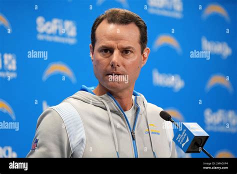 Los Angeles Chargers coach Brandon Staley speaks at a press conference ...