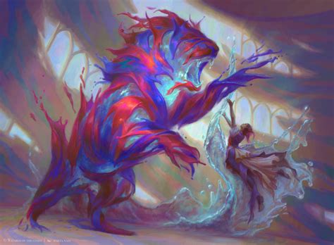 Elemental Summoning MtG Art from Strixhaven Set by Marta Nael - Art of Magic: the Gathering