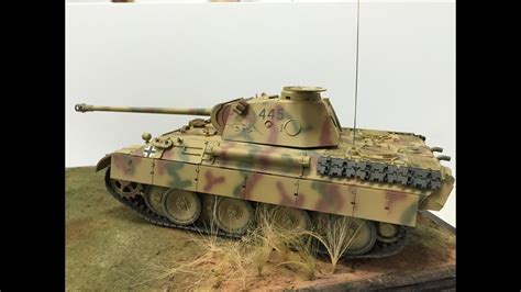 Building Tamiya 's 1/35 Panther D tank from start to finish, Tamiya 35345 - YouTube