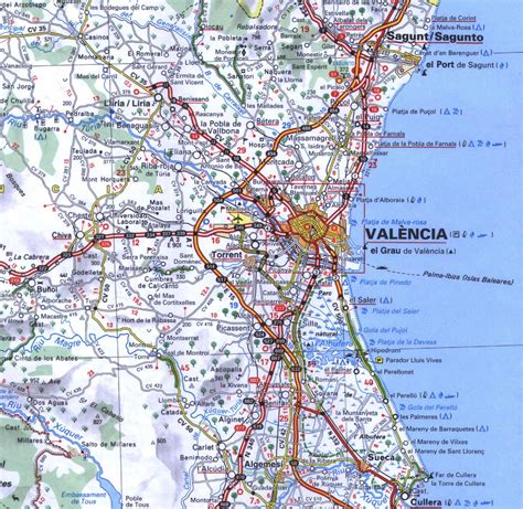 Mapa de Valencia - Noticias España