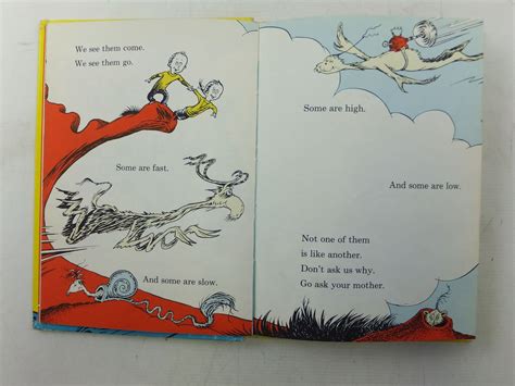 ONE FISH, TWO FISH, RED FISH, BLUE FISH par Seuss, Dr.: Very Good Hardback (1960) First edition ...