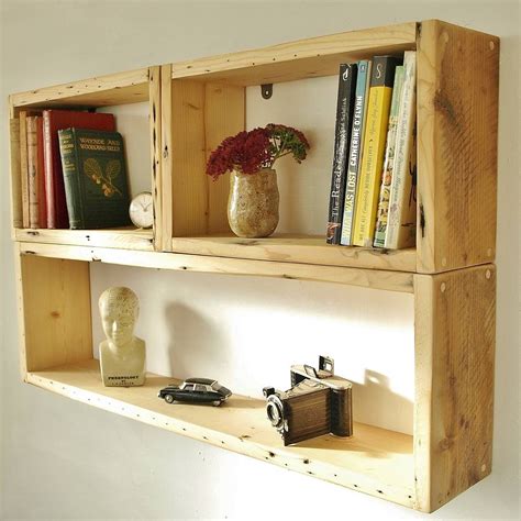 Reclaimed Antique Wood Shelving Units By Seagirl and Magpie | notonthehighstreet.com