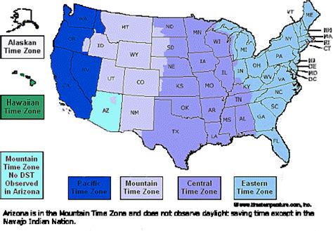 Time Zone Printable Map Usa - ClipArt Best